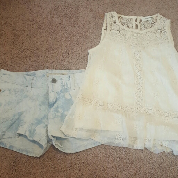 New distressed shorts