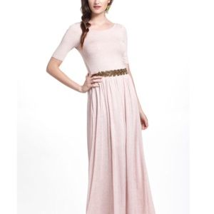 Anthropologie Scoopback Maxi Dress