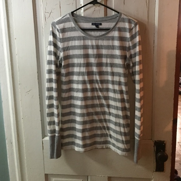 America eagle long sleeve striped top - Picture 1 of 2