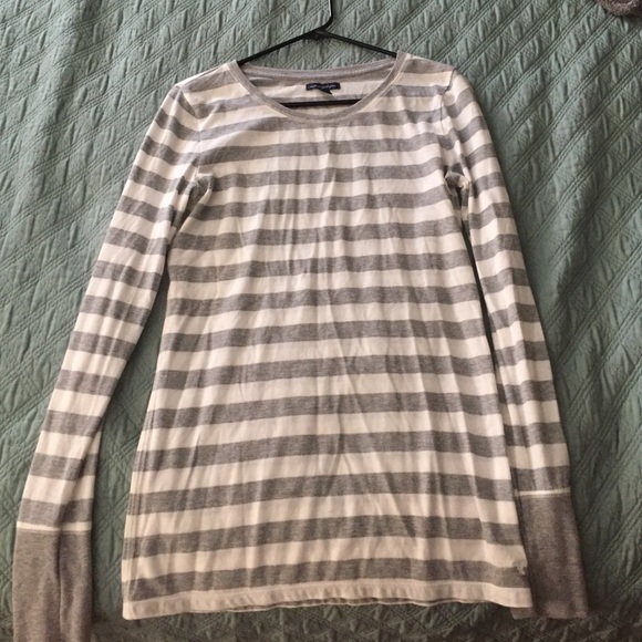 America eagle long sleeve striped top - Picture 2 of 2
