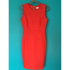 Calvin Klein sleeveless Red Dress