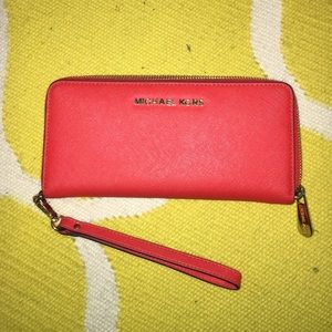 Orange Wristlet/Wallet