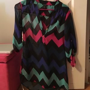 Chevron blouse