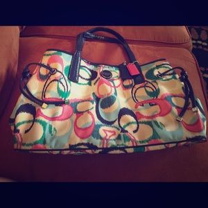 IKAT Coach purse