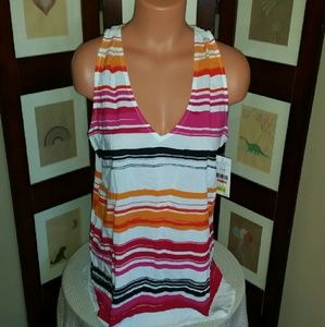 Karen kane Multi colored sleeveless top