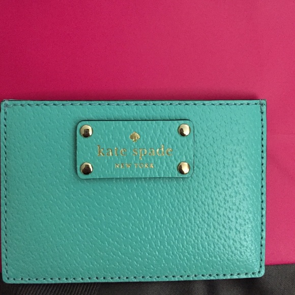 Kate Spade Graham Wellesley card wallet light blue - Picture 2 of 4