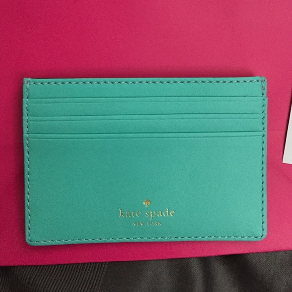 Kate Spade Graham Wellesley card wallet light blue - Picture 3 of 4