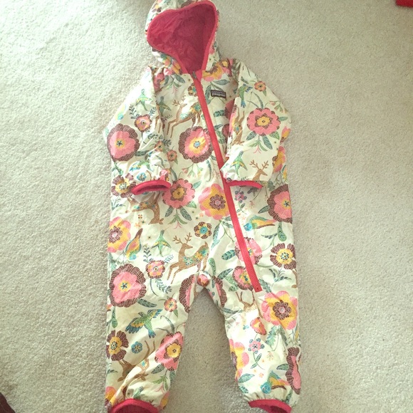 patagonia baby girl snowsuit