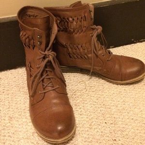 Detailed combat boots