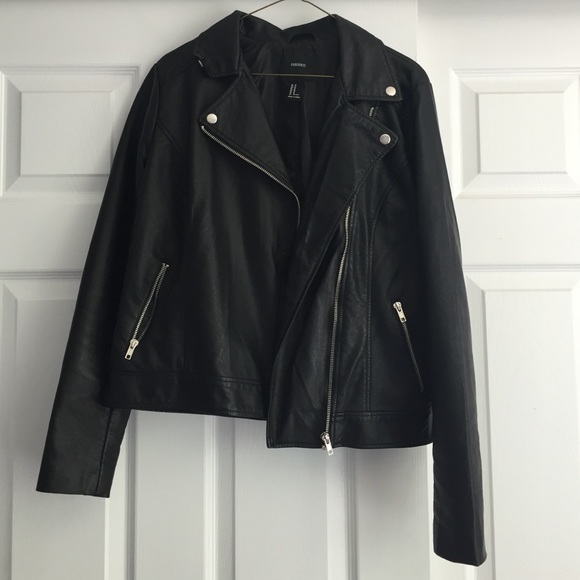 Black moto jacket