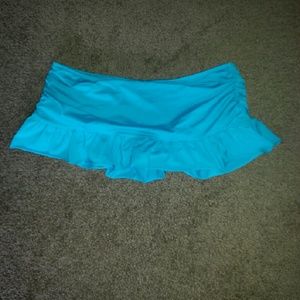 Skirt style swim bottoms.