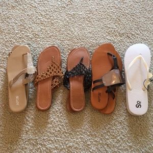 Flip Flops - 5 pair bundle