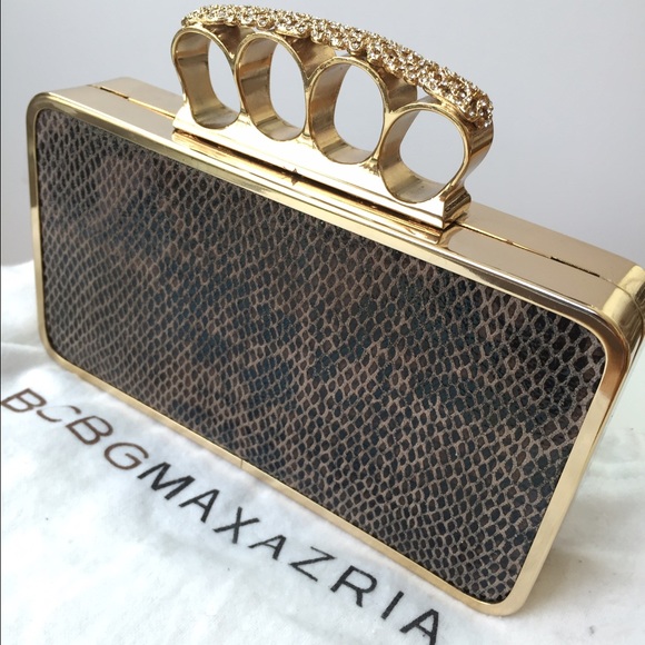 *NEW* BCBG Brass Knuckle Hard Clutch