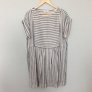 Madewell striped linen dress