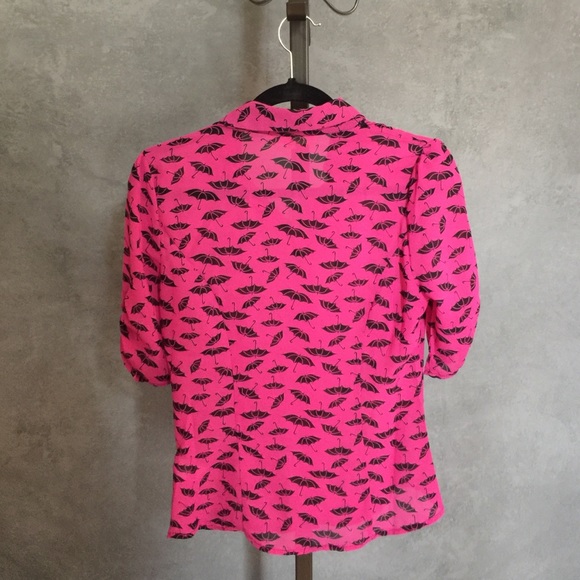 EUC Sheer Size XS Tatyana Rockabilly Top Shirt - Picture 4 of 4