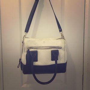 Kate Spade White and Black shoulder bag