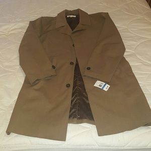 Men's Michael Kors Mid Length Brown Coat Size XL