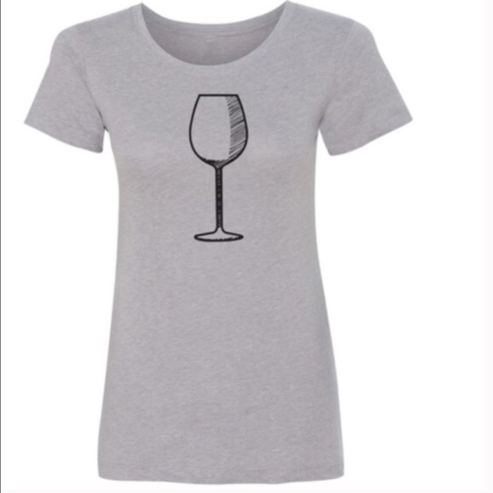 💕Wine Glass Graphic Tee