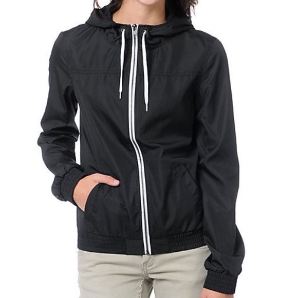 BLACK ZINE WIND BREAKER