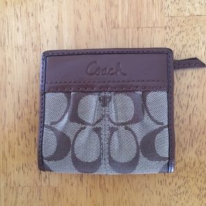 Authentic coach wallet