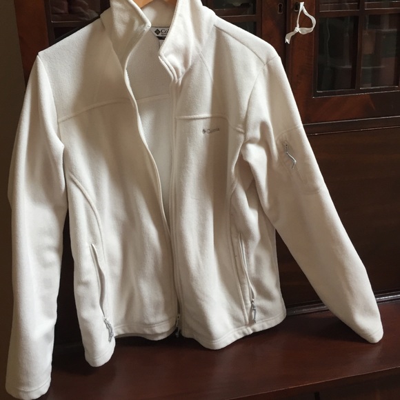 White Columbia fleece