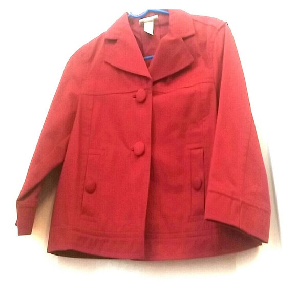 Oxblood suit jacket