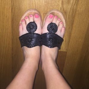 Black & White Jack Rogers