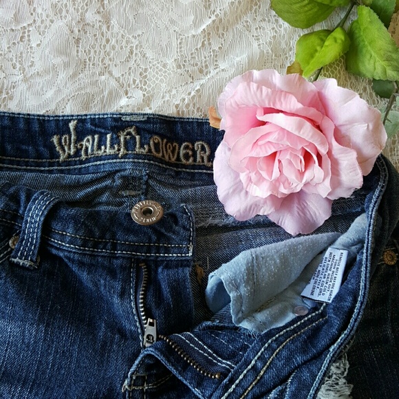Wallflower//Distressed Shorts - Picture 3 of 4