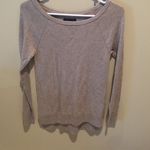 American Eagle Tan Tunic Sweater - Picture 2 of 4