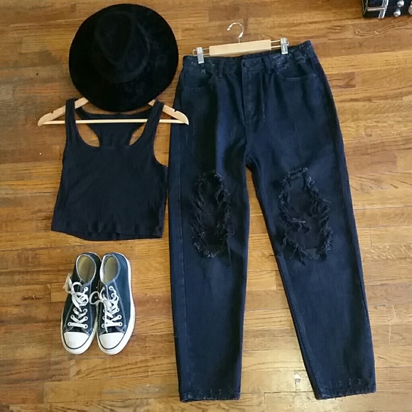 UNIF X UO Black 'Twerk' Jeans Size 28