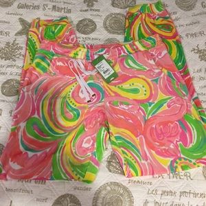 Lilly Pulitzer Mimosa Pant velour Jogger Multi