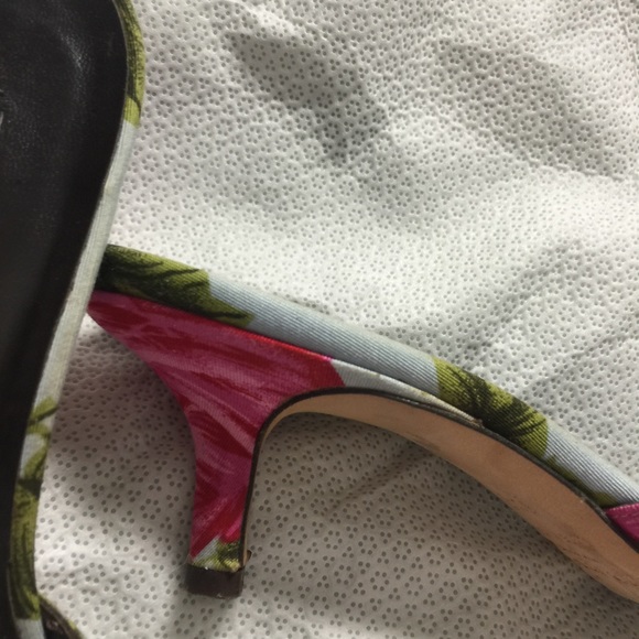 Floral blossom cabbage patch sandals slides - Picture 2 of 4