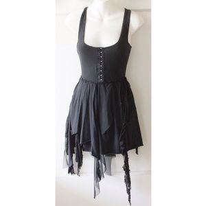 Hot Topic Asymmetrical Gothic Fairy Dress