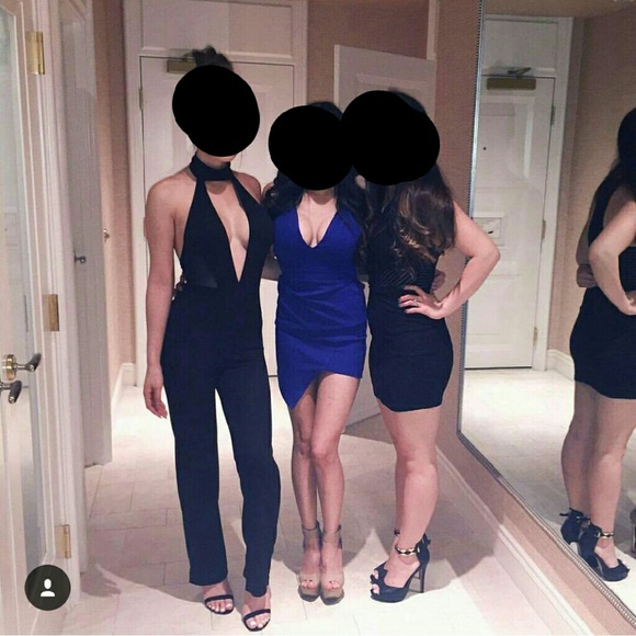 Choker black jumpsuit *Kendall inspired* - Picture 3 of 4