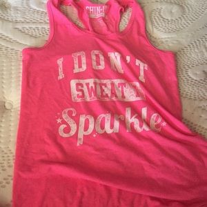I don't sweat I sparkle shirt!