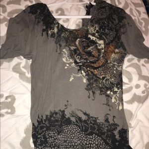 Miss Me Flowy printed top