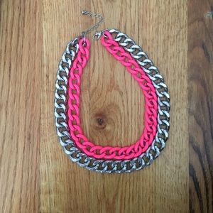 Double chain necklace