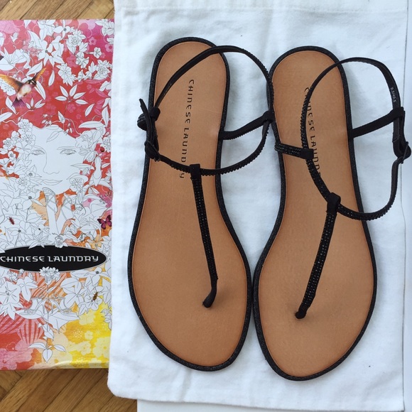 *NEW* Chinese Laundry Glitterati Sandals Sz 9.5