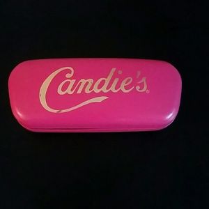 Candie's Pink Hard Eyeglass  Case