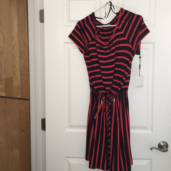 Calvin Klein summer drawstring dress - Picture 1 of 2