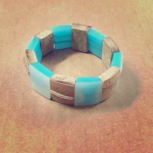 Bamboo and Resin Bracelet