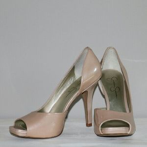 Jessica Simpson Josette Peep Toe Pumps