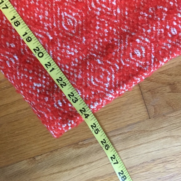 Orange & White Textured J. Crew No. 2 Pencil Skirt - Picture 4 of 4