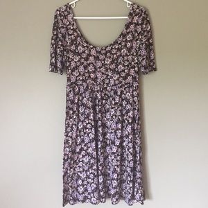 Forever 21 Floral Babydoll Dress