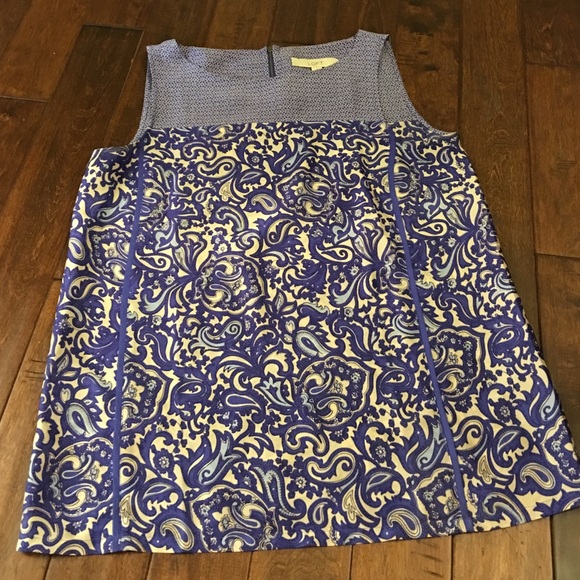 Loft blue tank size small