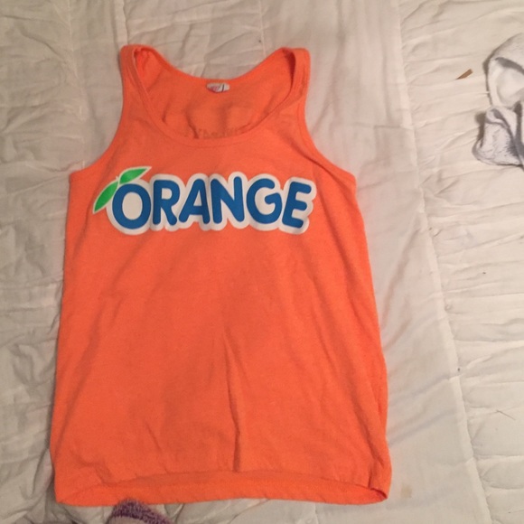 Orange Rays Tank