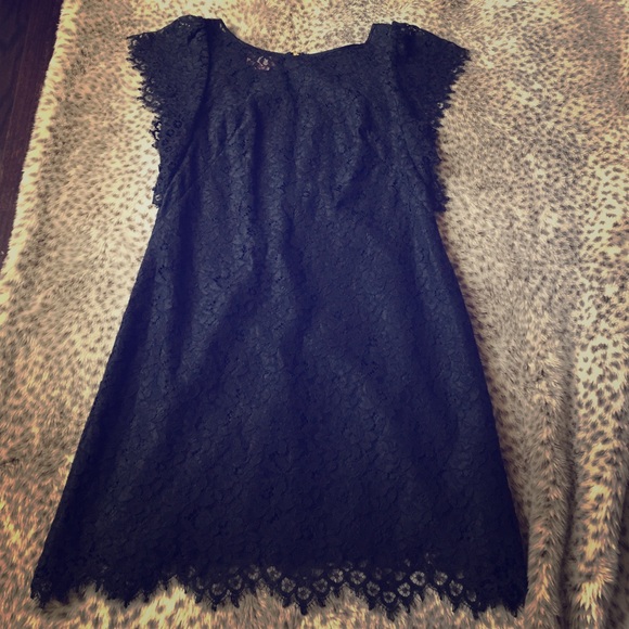 ❤️ ️SOLD Phoebe Couture Black Lace Dress from Saks
