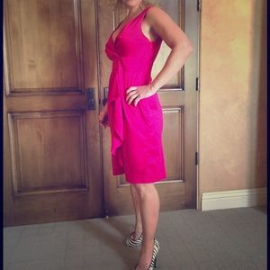 926 Banana Republic Pink ruffle dress