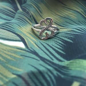 Open Hearts w/ diamond accent by Jane Seymour Ring