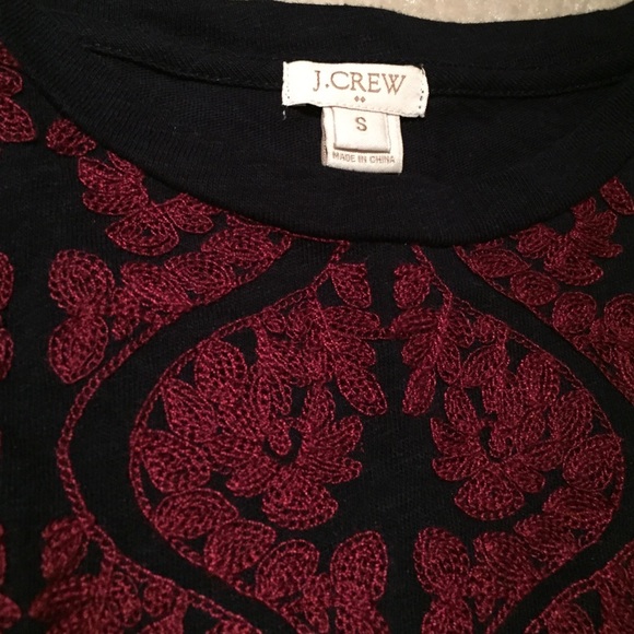 J.Crew Factory Embroidered front top - Picture 3 of 4